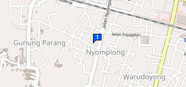 PT.JNE Sukabumi, Jl. Taman Bahagia No.8, Nyomplong, telepon +62 266 217321
